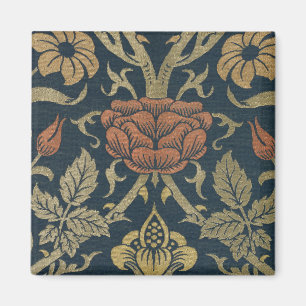 Imán Vintage William Morris Rosa y Lily