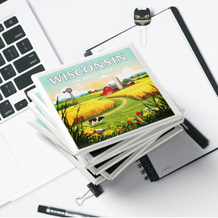 Imán Vintage Wisconsin