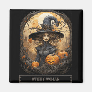 Imán Vintage Witchcraft Wiccan Gothitchy Halloween