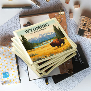 Imán Vintage Wyoming