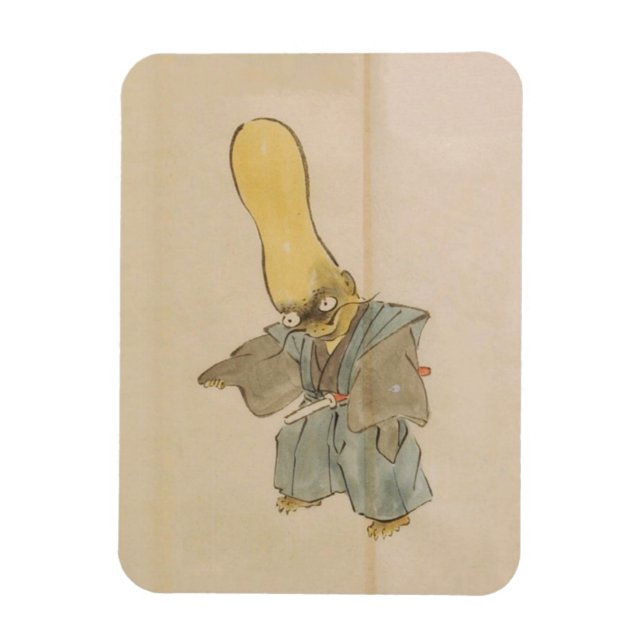 Imán Vintage Yokai Swordsman (Vertical)