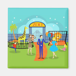 Imán Vintage Zoo Magnet