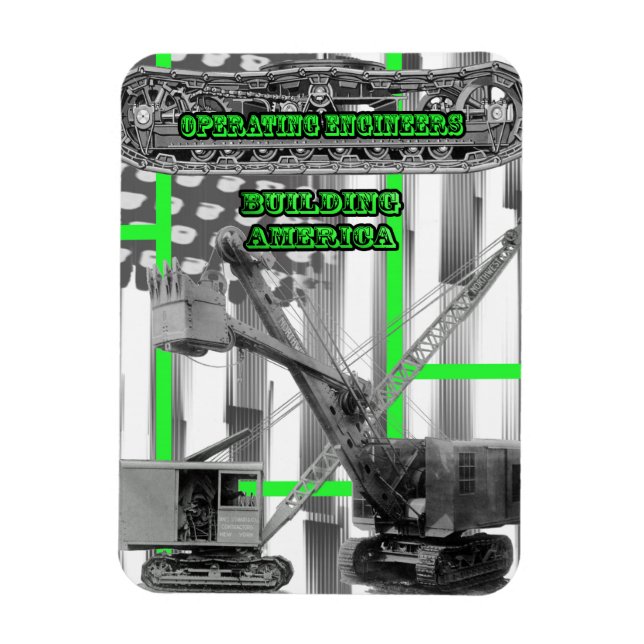 IMÁN VINTAJE DE LA TUBERÍA DEL OPERADOR DE LA GRIPE DEL (Vertical)