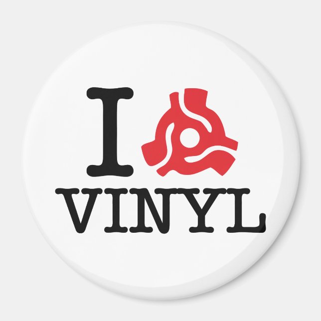 Imán Vinyl adaptador I 45 (Frente)