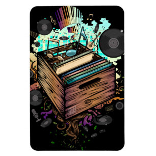 Imán Vinyl Crate Music
