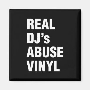 IMÁN VINYL DE ABUSO DE DJ REAL