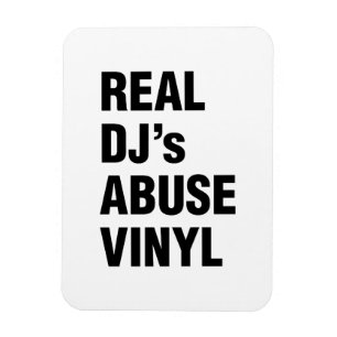 IMÁN VINYL DE ABUSO DE DJ REAL