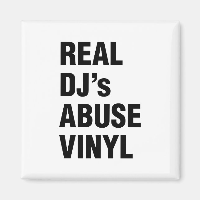 IMÁN VINYL DE ABUSO DE DJ REAL (Frente)