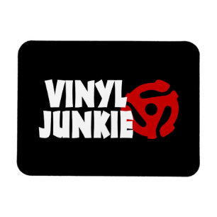 Imán Vinyl Junkie