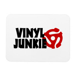 Imán Vinyl Junkie