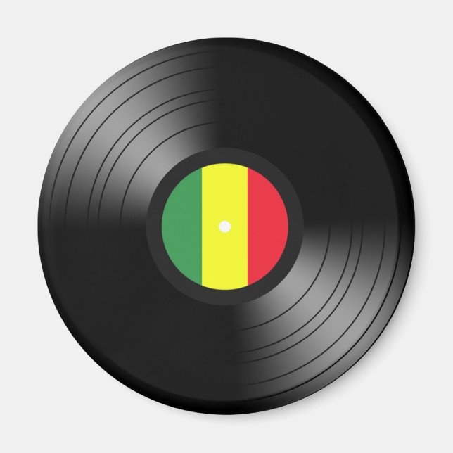 Imán Vinyl reggae (Frente)