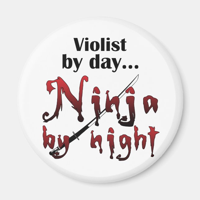 Imán Viola Ninja (Frente)