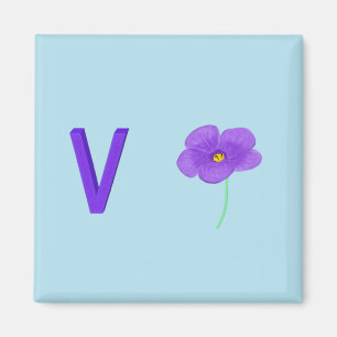 Imán Violet Fridge Magnet