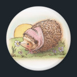 Imán Violet the Hedgehog<br><div class="desc">derechos de autor Christina Siravo Ilustracion 2010 visita mi tienda de comestibles: bluebirdiesinger.etsy.com</div>