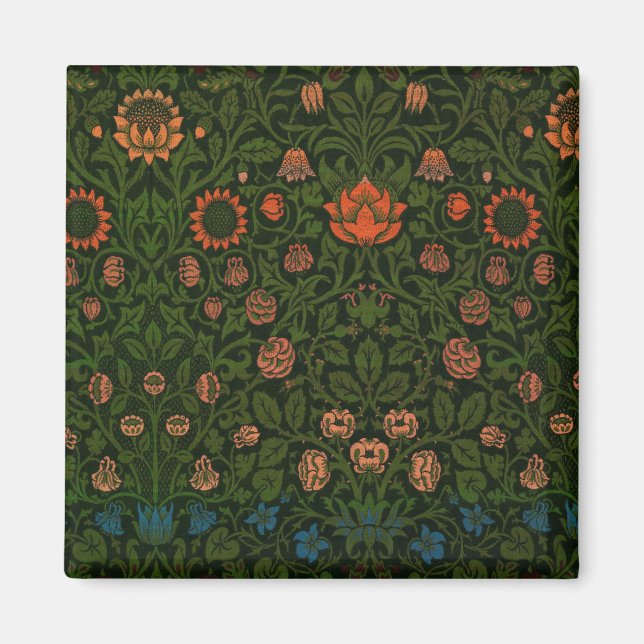 Imán Violet y Columbine (por William Morris) (Frente)