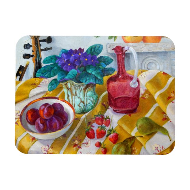 Imán Violetas africanas 2012 (Horizontal)