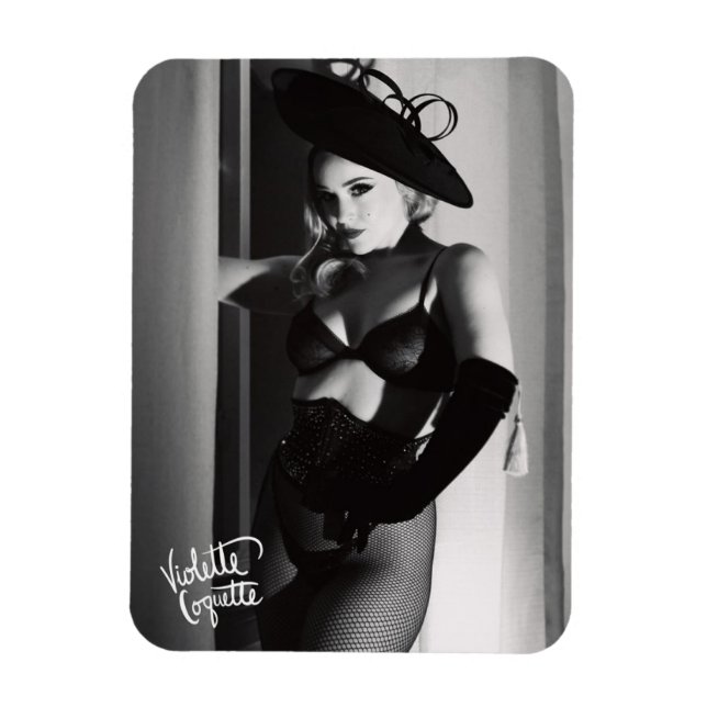 Imán Violette Coquette "Film Noir" / Look (Vertical)