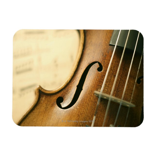 Imán Violin detallado (Horizontal)