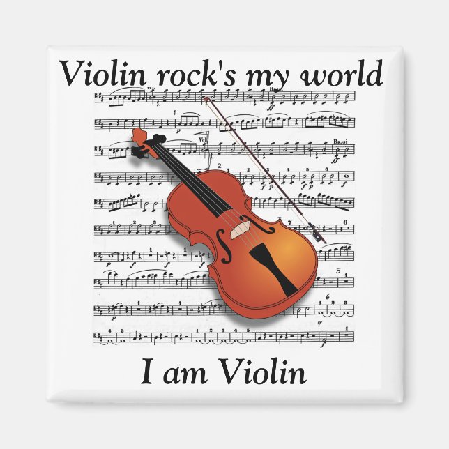 Imán Violin Lover_ (Frente)