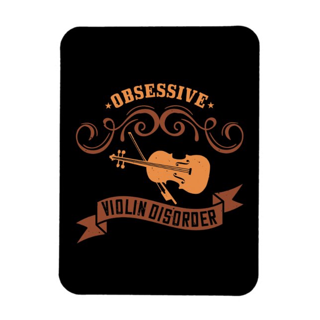 Imán Violin - Trastorno obsesivo del violín (Vertical)