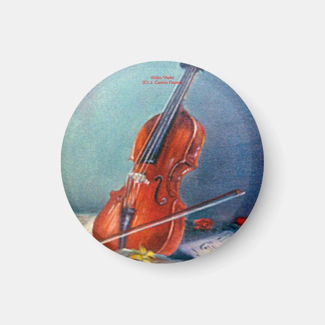Imán Violín/Violín (Frente)