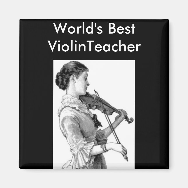 Imán Violinista de época (Frente)