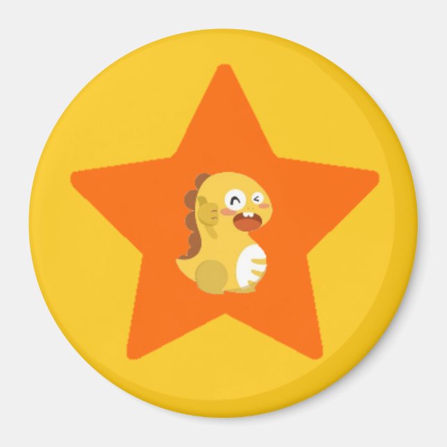 Imán VIPKID Dino Magnet Star (Frente)