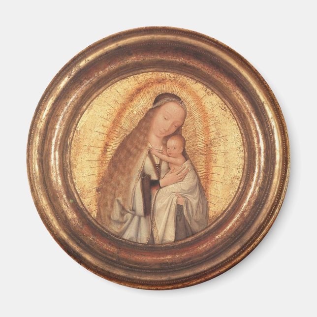 IMÁN VIRGEN CON NIÑO (Frente)