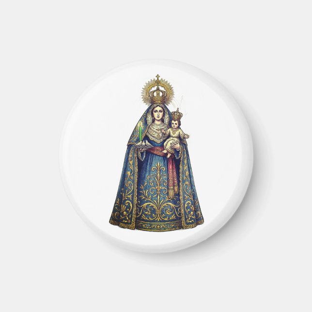 Imán Virgen de Candelaria (Frente)