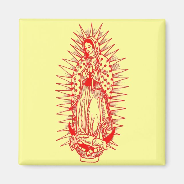 Imán Virgen de Guadalupe Magnet (Frente)