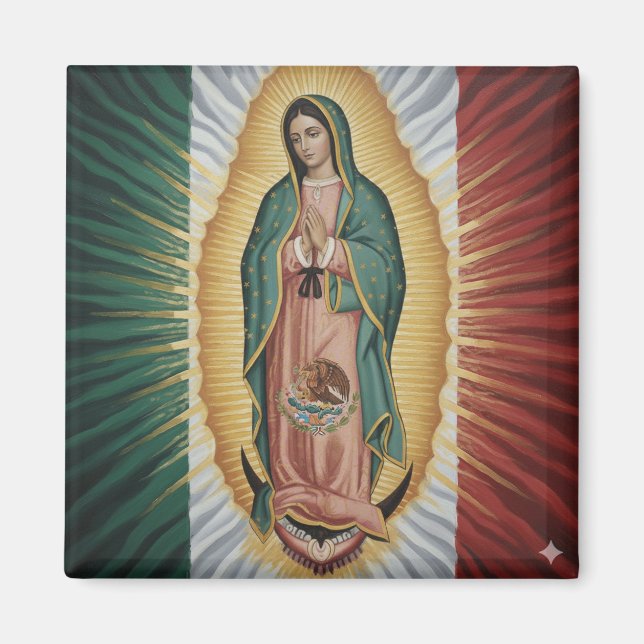 Imán Virgen de Guadalupe - México (Frente)