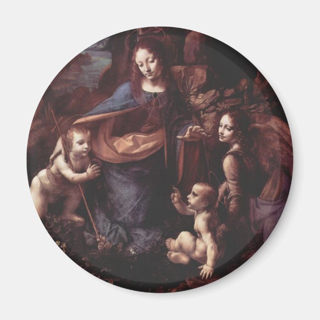 Imán Virgen de las Rocas (Frente)