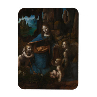 Imán Virgen de las Rocas, Virgen María, Jesús, Juan
