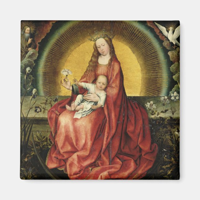 Imán Virgen e Niño 2 (Frente)