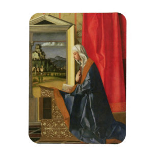 Imán Virgen María, de la díptica del anuncio (aceite
