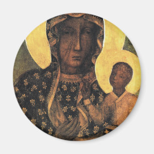 Imán Virgen Negra de Polonia Nuestra Señora de Czestoch