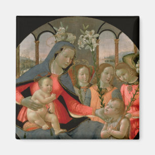 Imán Virgen y niño con St. John el Bautista