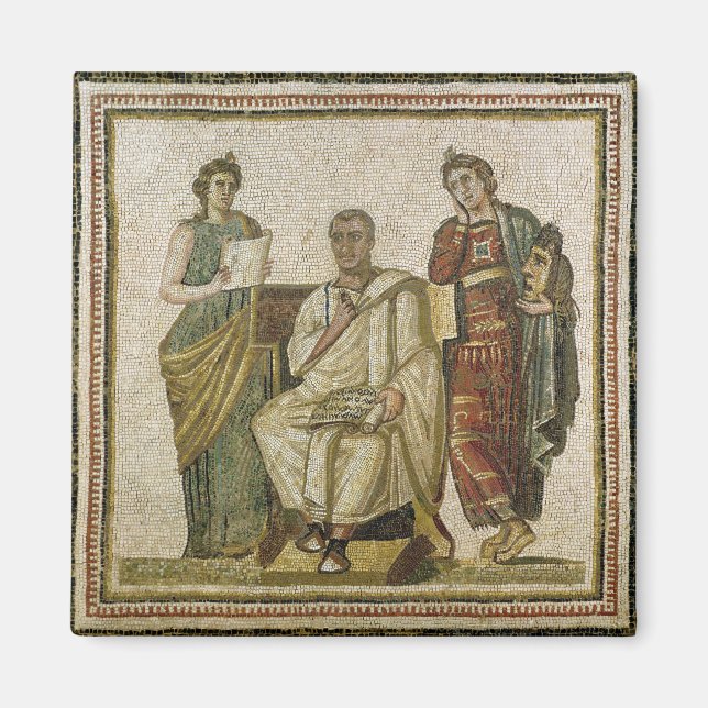 Imán Virgil y las musas, de Sousse (Frente)