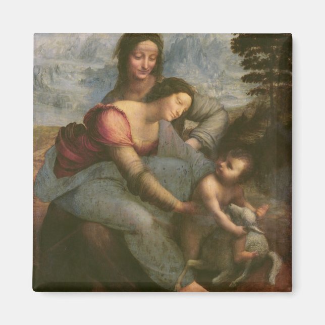 Imán Virgin and Child with St. Anne, c.1510 (Frente)