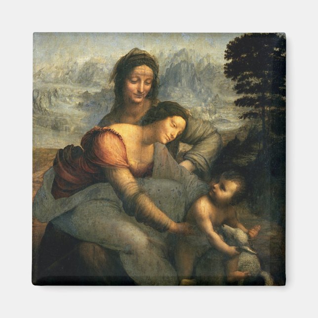 Imán Virgin and Child with St. Anne, c.1510 (Frente)