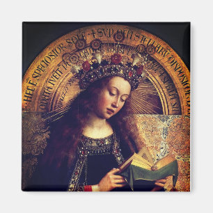 Imán Virgin Mary - Ghent Altarpiece por Jan van Eyck