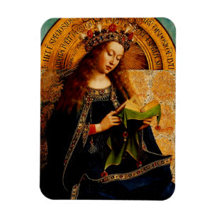 Imán Virgin Mary por Jan van Eyck
