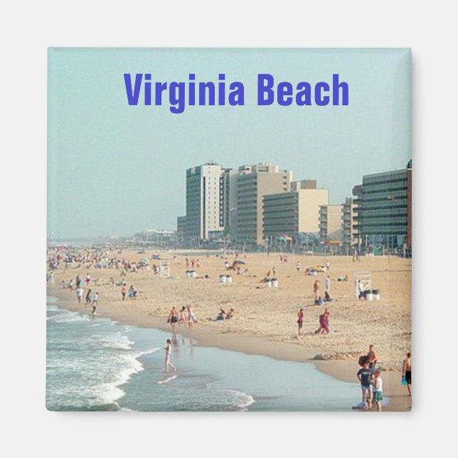 imán Virginia Beach (Frente)