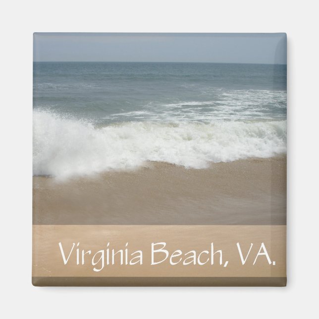 Imán Virginia Beach, VA 5 Magnet (Frente)