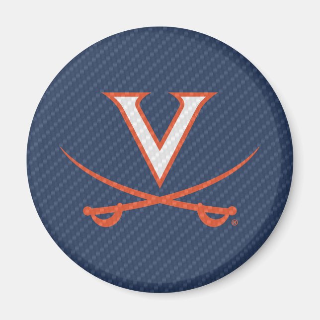 Imán Virginia Cavaliers Carbon Fiber (Frente)