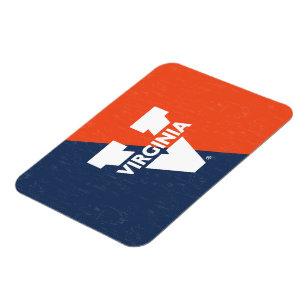 Imán Virginia Cavaliers Color Block (Bloque de color en