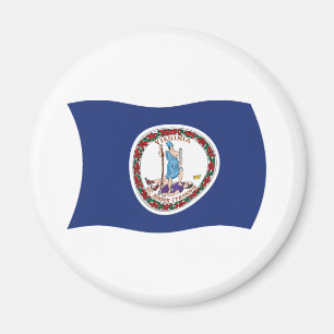 Imán Virginia Flag Magnet