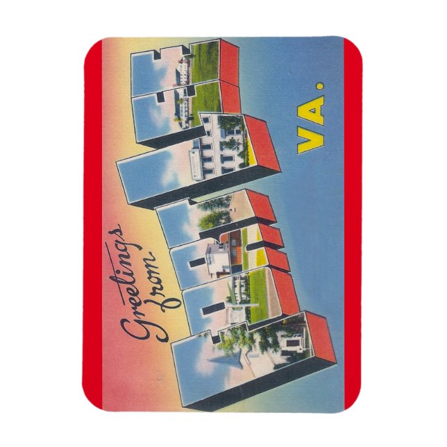 Imán Virginia, Fort Lee Magnet (Vertical)