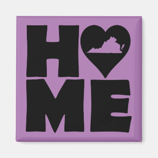 Imán Virginia Home Heart State Fridge Magnet