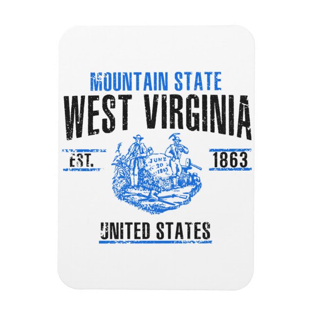 Imán Virginia Occidental (Vertical)